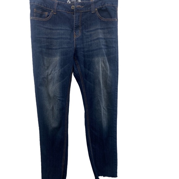 California Vintage Mom Jeans Distressed Raw Edge Women SZ 12 Casual Faded - Picture 13 of 16